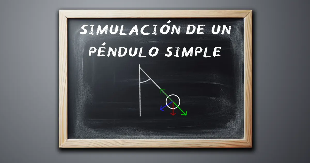 Simulación péndulo simple